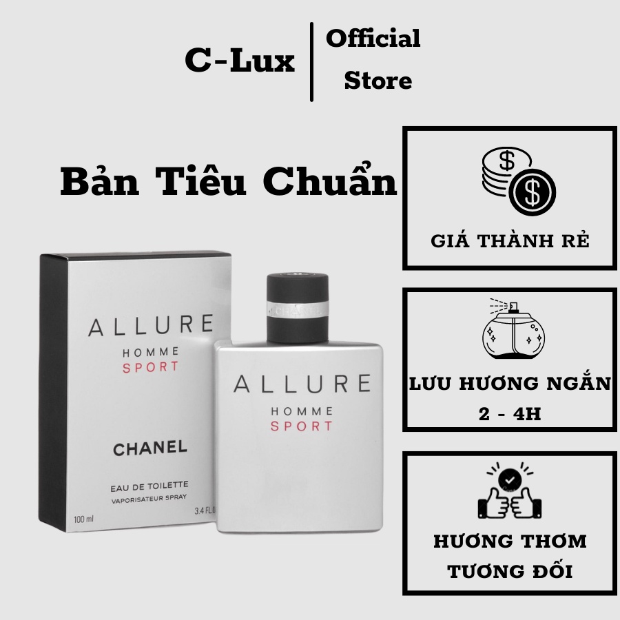 Nước hoa nam nữ Allure Homme Sport quyến rũ Thơm Mát Lịch Lãm Lưu Hương Lâu