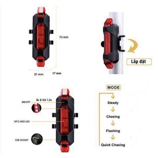 ĐÈN LED XE ĐẠP DC-918
