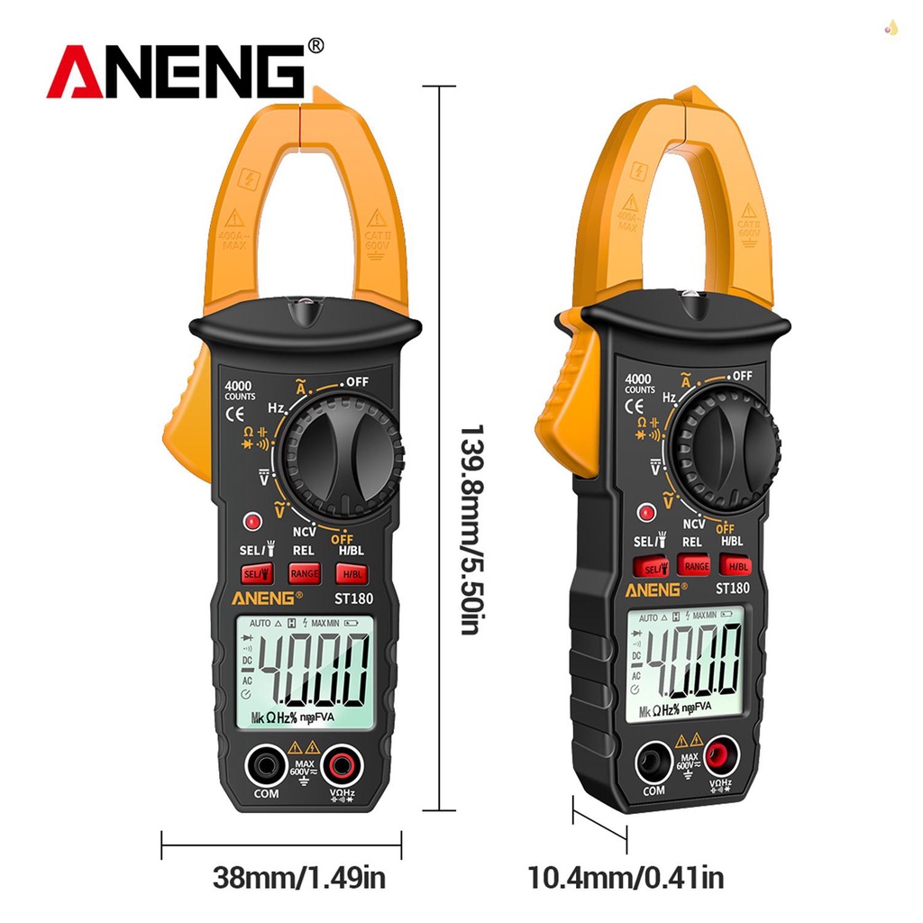 Đồng Hồ Vạn Năng Kỹ Thuật Số ANENG ST180 4000 Chuyên Dụng Chất Lượng Cao