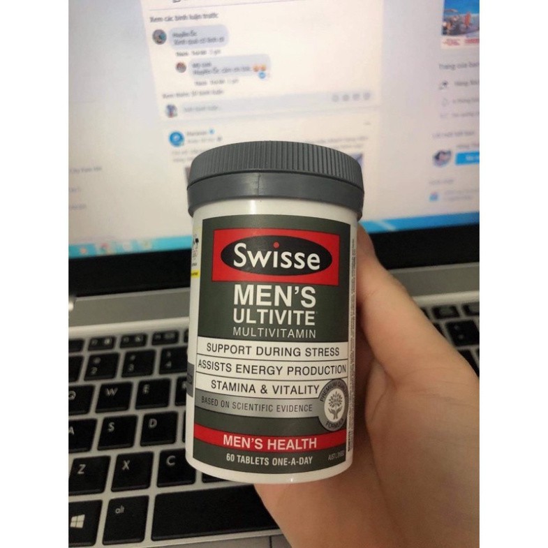 Vitamin tổng hợp nam/nữ Swisse Men’s/Women's Ultivite Multivitamin, Úc (60v-120V) | Thế Giới Skin Care