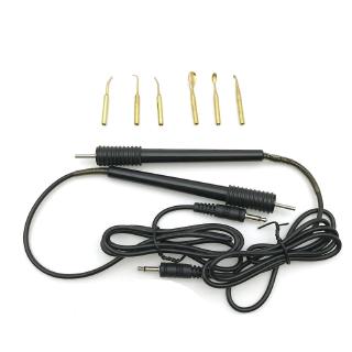 6 Dental Electric Waxer Tips Set + 2 Replacement Wax Carving Knife Pen Pencil