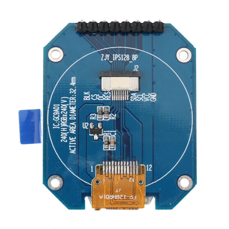 Bảng mạch chuyển đổi nguồn điện DC 3.3V 1.28 Inch TFT LCD RGB IPS HD 240X240 GC9A01 4 dây | BigBuy360 - bigbuy360.vn