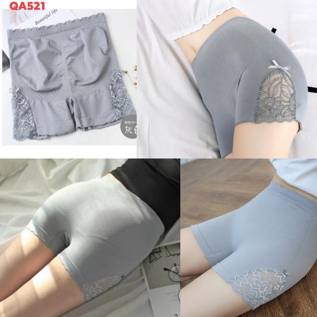 Quần váy Cotton nâng mông phối ren chất đẹp mã LM Q561