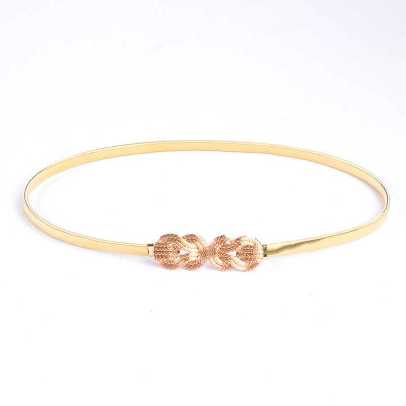 Thắt lưng họa tiết hoa lá siêu co giãn hợp thời trang cho nữ