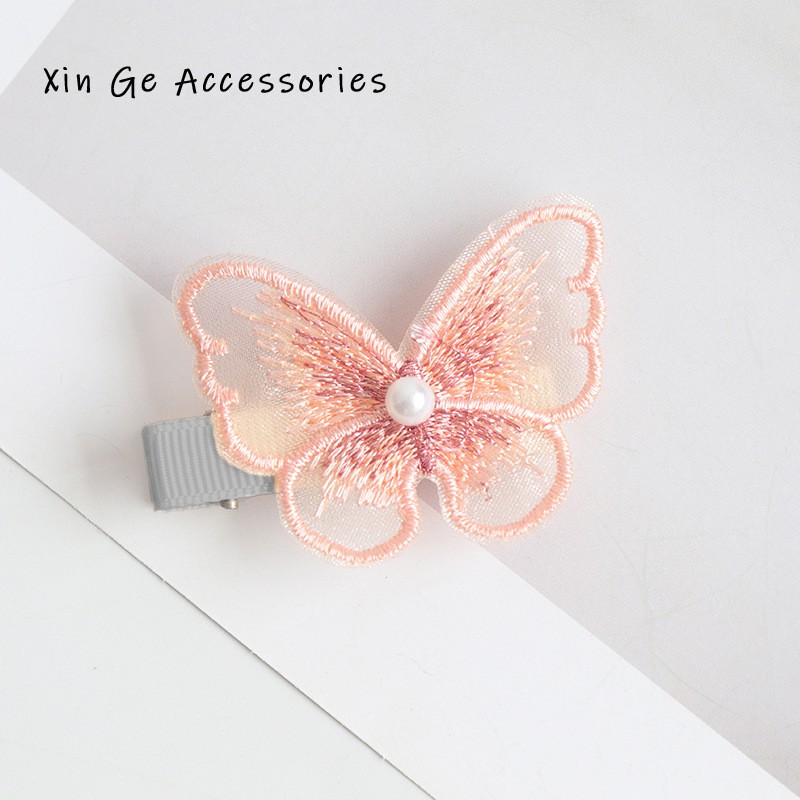 Kẹp tóc nơ bướm dễ thương dành cho bé gái