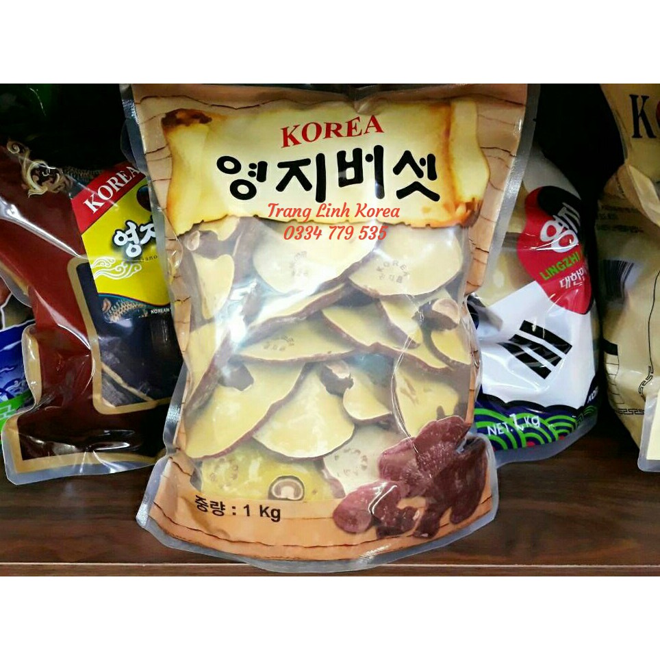 Nấm linh chi Bao tử hàn quốc chính hãng, túi 1kg - Nấm bao tử giúp thải độc, thanh lọc cơ thể - tranglinhkorea