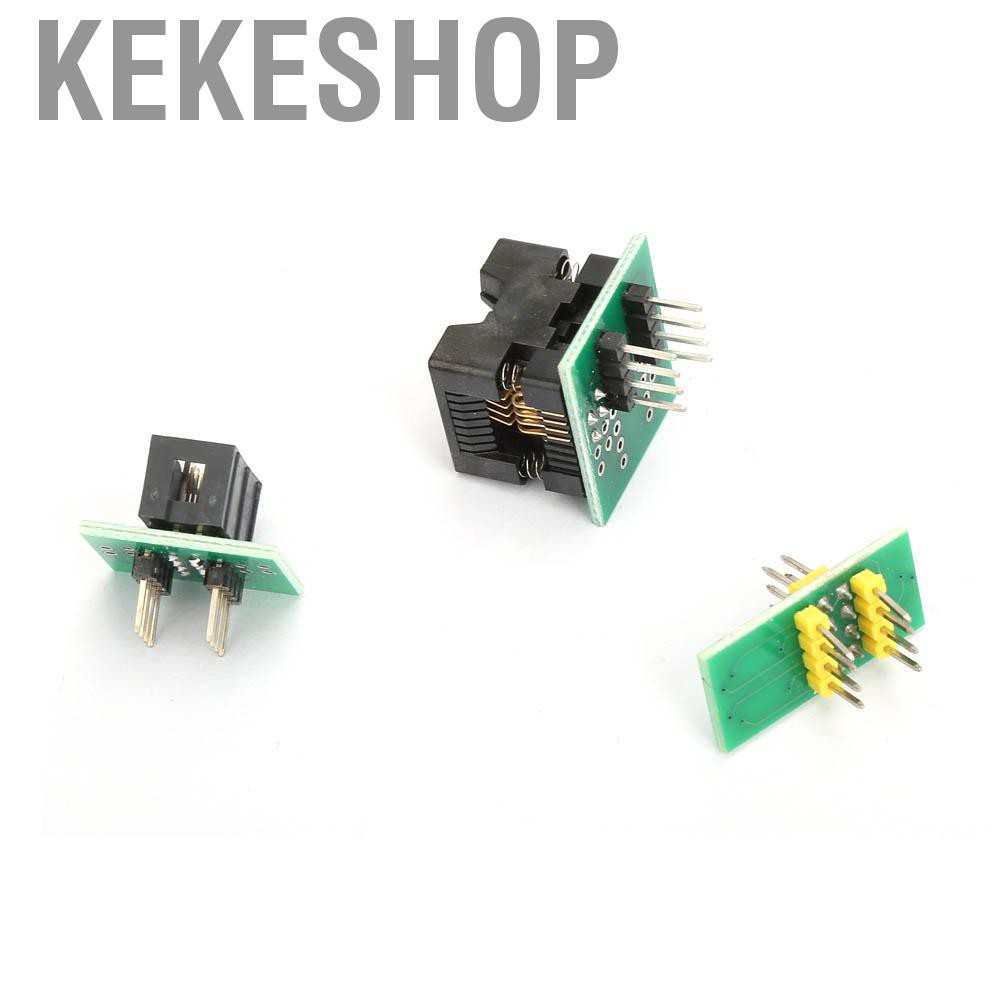 Kekeshop CH341A USB Programmer + SOP8 Test Clip 1.8V Adapter to DIP8 Converter Module