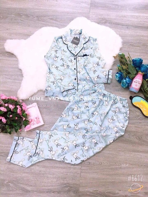 Sỉ Bộ đồ ngủ lụa pijama💋 hàng Quảng châu💋 freeship ảnh thật ❤️ Freeship❤️