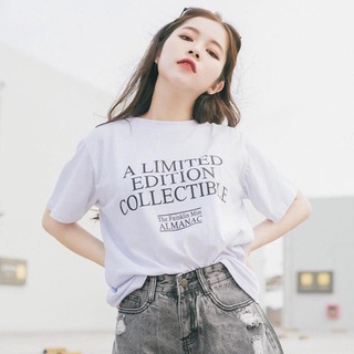 Áo thun nữ màu trắng in a limited edition collectible dlx