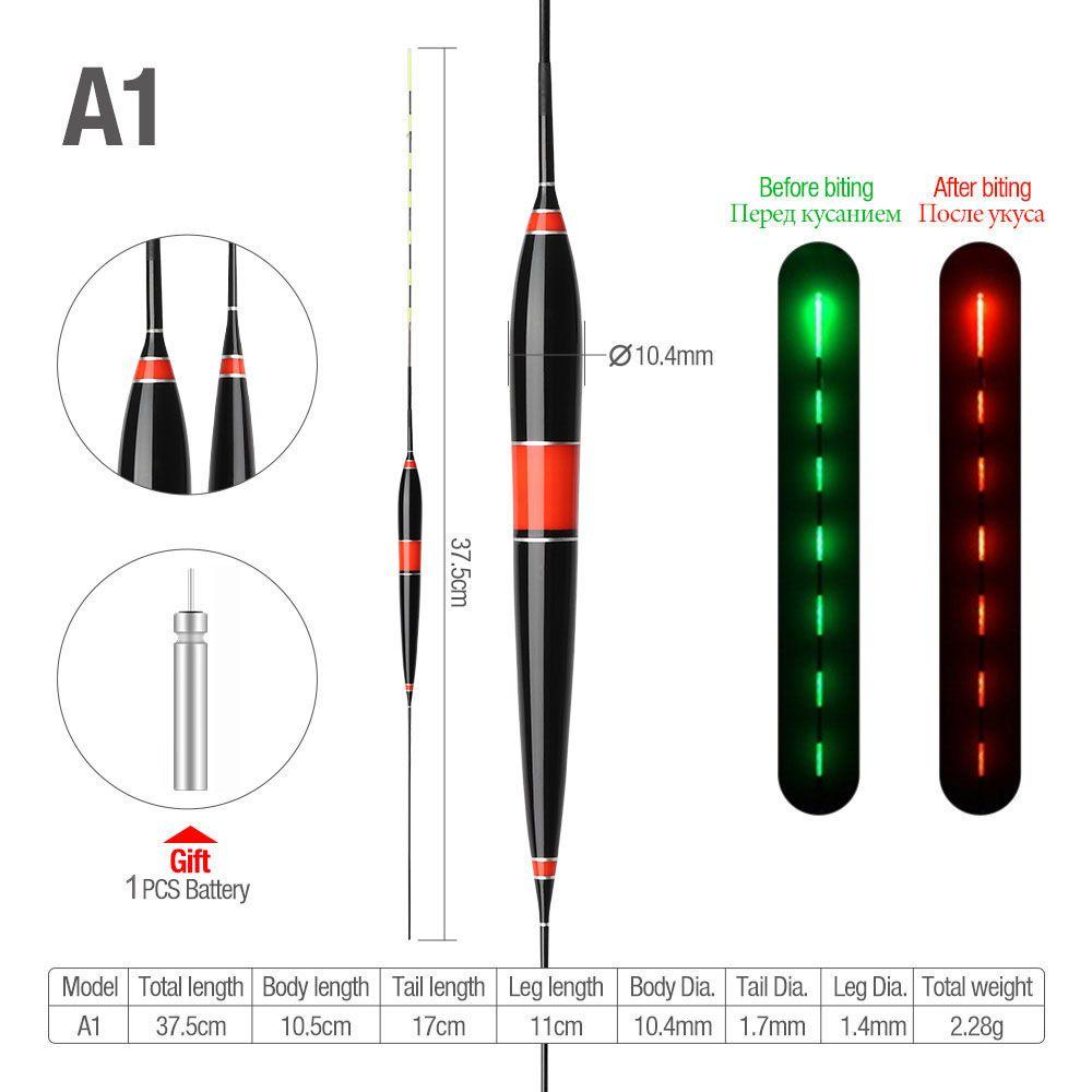 Phao Câu Cá Thông Minh Đổi Màu Có Đèn LED