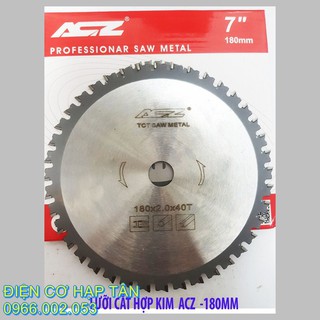LƯỠI CẮT SẮT HỢP KIM  180MM- ACZ