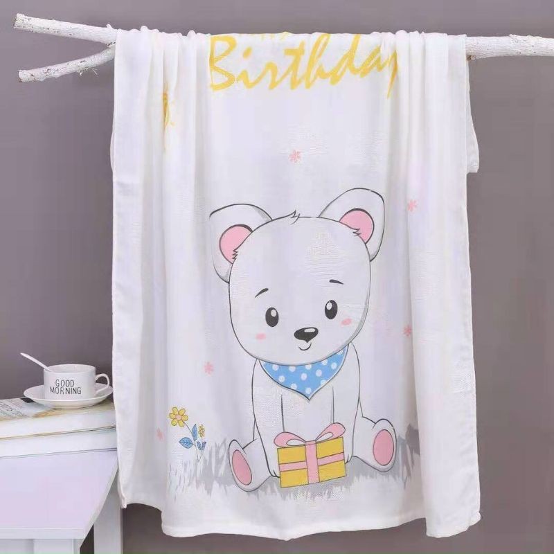 Chăn lụa cotton Aden siêu mềm mát cho bé [ HÀNG CAO CẤP]