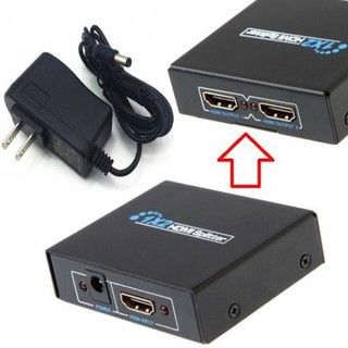 Freeship 50k [Loại 1]Bộ chia HDMI 1 ra 2 – HDMI Splitter 1x2 Full HD 1080 -dc887