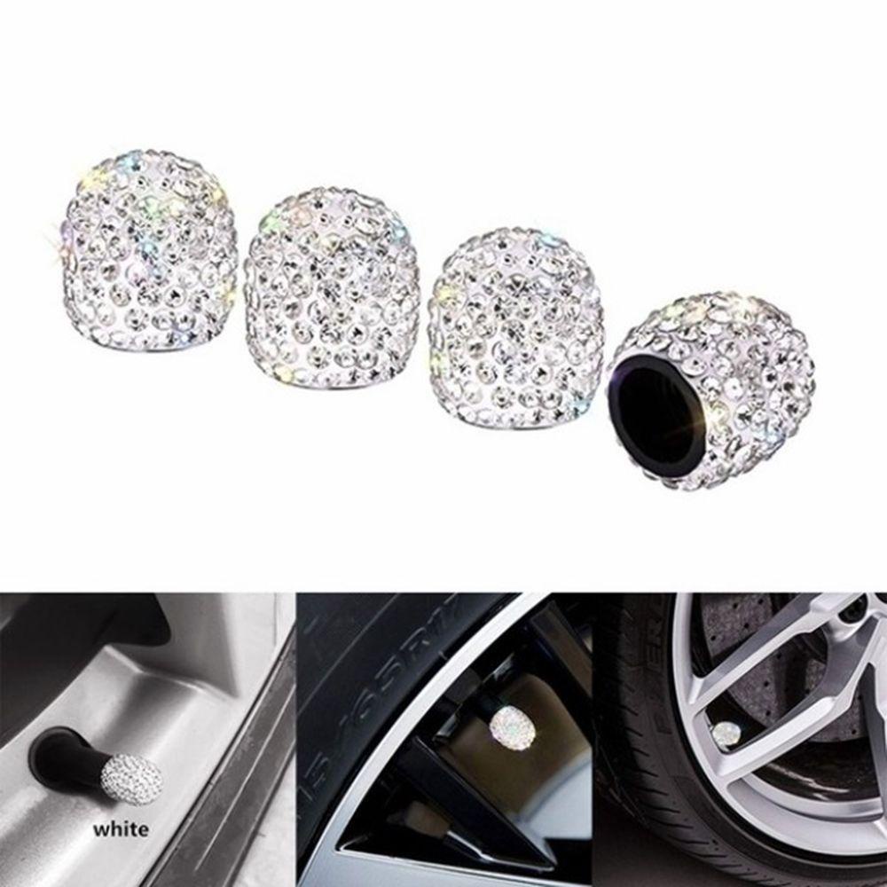 Set 4 Món Đồ Trang Sức Thời Trang|Nắp Van Bánh Xe Đạp / Ô Tô Chất Lượng Cao Tiện Lợi Dễ Sử Dụng