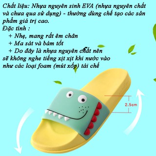 DÉP UNISEX KHỦNG LONG CỰC CUTE