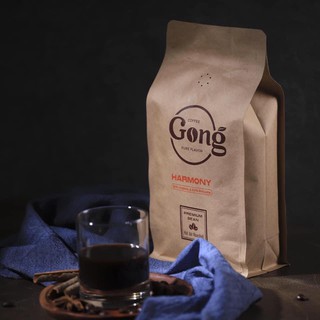 [500G HARMONY KÈM PHIN] Cà phê nguyên chất GONG COFFEE (500g/1bịch)