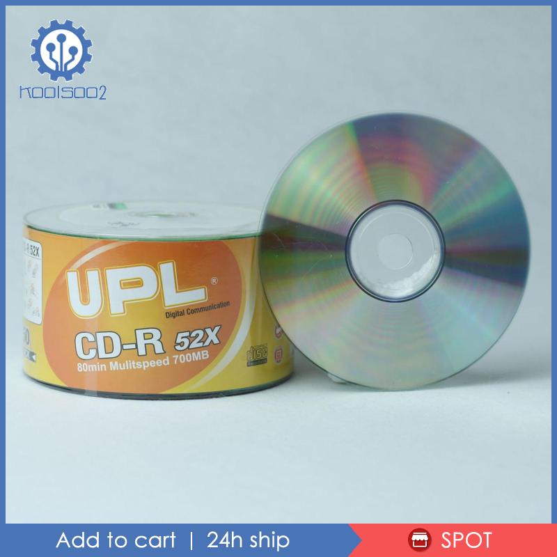 Set 50 Đĩa CD-R 700MB Thu Âm Truyền Dữ Liệu Và Nhạc