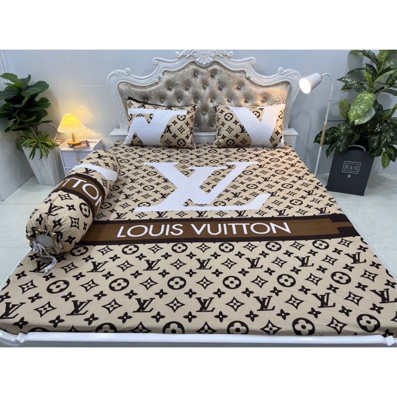 Drap Thun Hàn Quốc LOUIS VUITTON gồm 4 món vải mát mịn