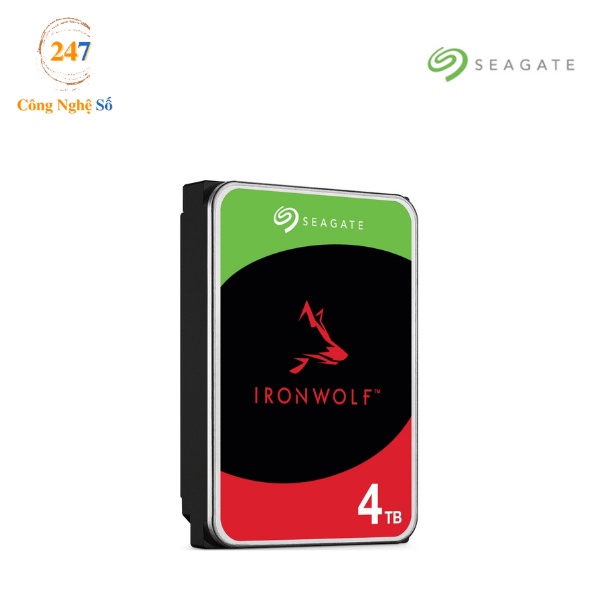 Ổ cứng HDD SEAGATE NAS IRONWOLF 3.5 4TB ST4000VN006