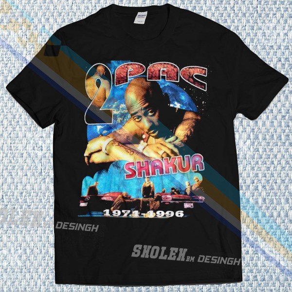 New Limited Inspired By 2Pac Men'S T-Shirts 2 Pac Tour Rare Merch Hip Hop Sportswear Gildan Christmas Gift