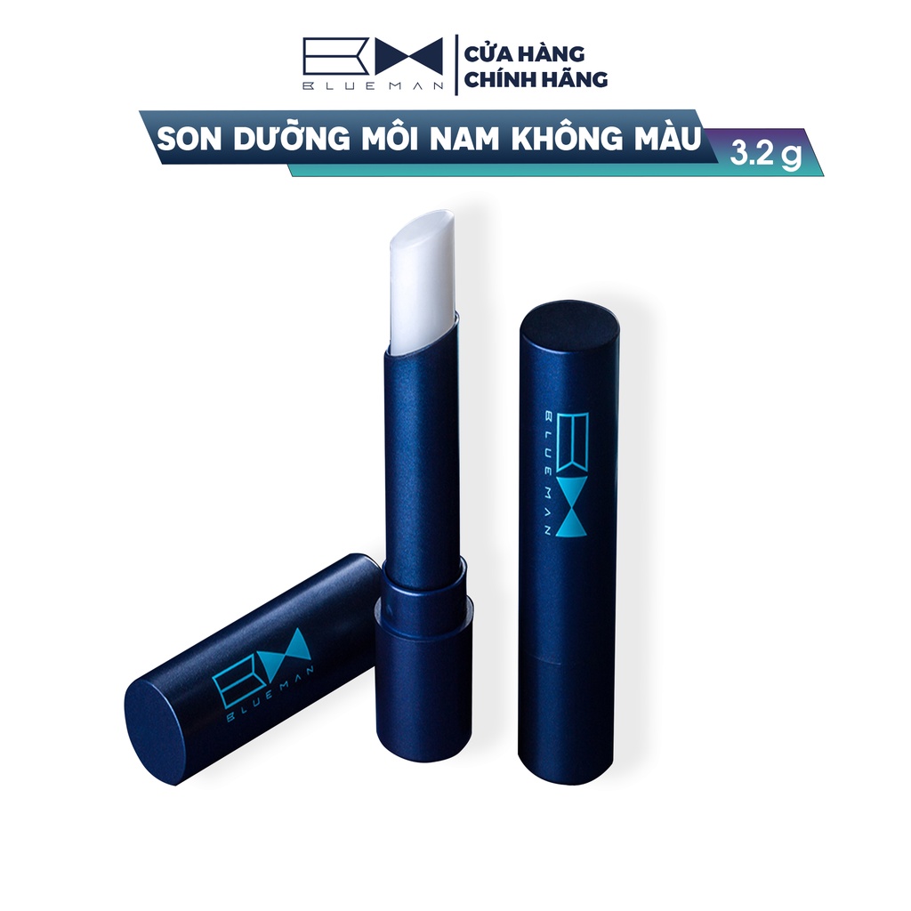 Son Dưỡng Môi Nam Không Màu BLUEMAN - Dưỡng Ẩm, Chống Nẻ Môi