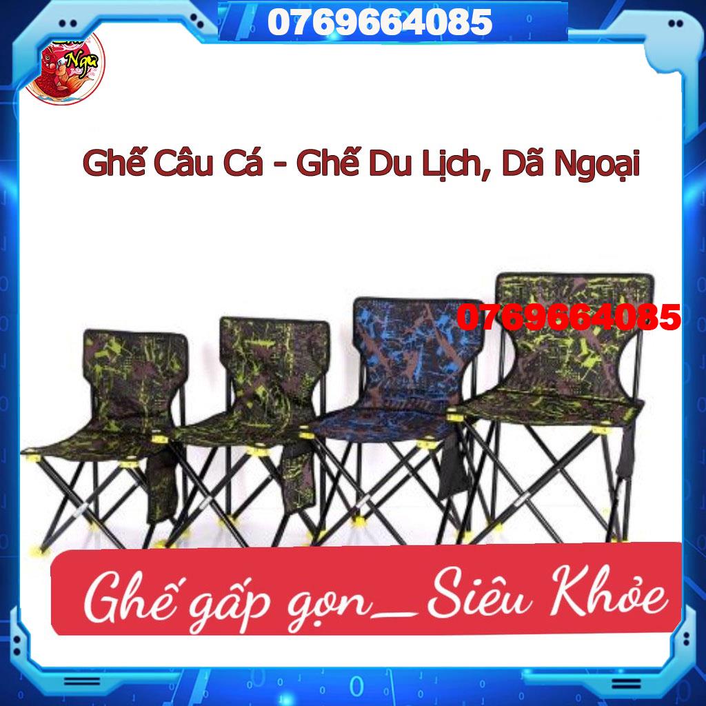 Ghế câu cá rằn ri gấp gọn siêu bền Giá siêu rẻ hàng chất lượng Ghế câu cá dã ngoại -Đ𝗢̂̀𝗖𝗔̂𝗨 𝟭𝟰𝟬