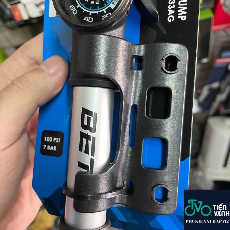 Bơm xe đạp treo xe Beto