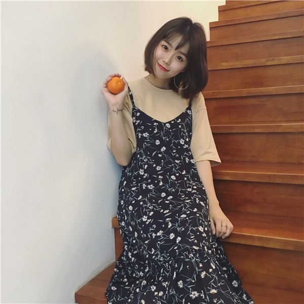 VÁY YẾM HOA NHÍ 2 DÂY (không kèm áo trong) | BigBuy360 - bigbuy360.vn