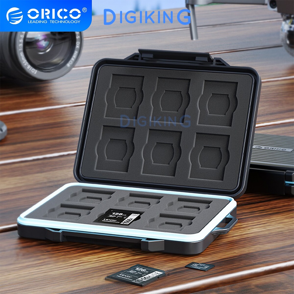 Hộp đựng thẻ nhớ Orico chống sốc chống nước cho máy ảnh, camera