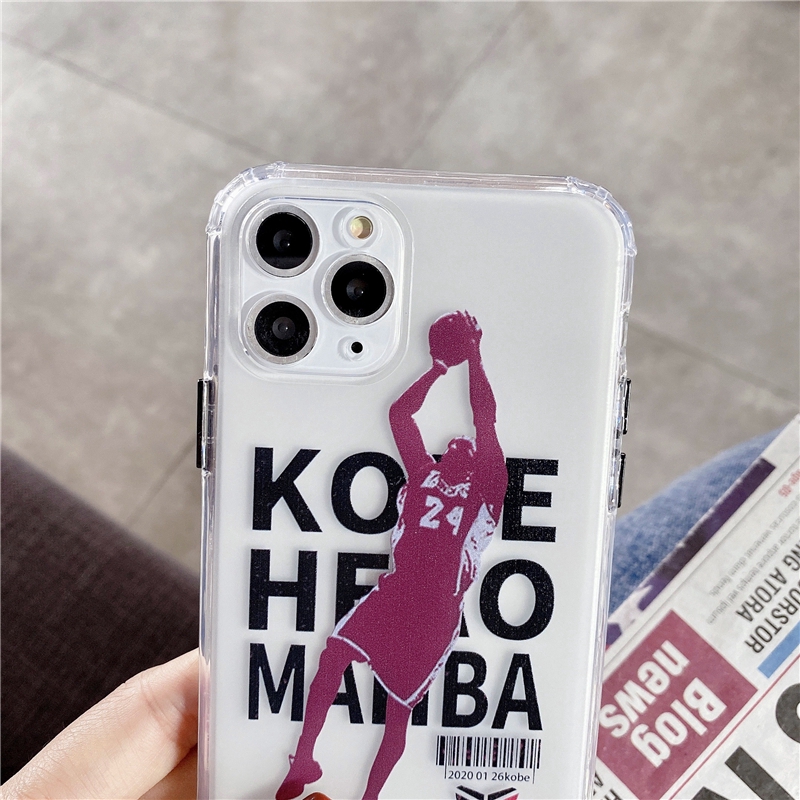 KOBE NBA ball-game star iPhone case iphone 6 Plus 6S Plus 7Plus 8Plus X XR XS Max iphone 11 Pro Max