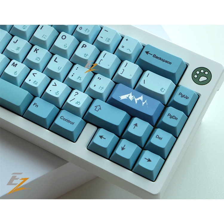 Keycap Iceberg Cherry Profile Thick PBT 142 Phím | EZPC
