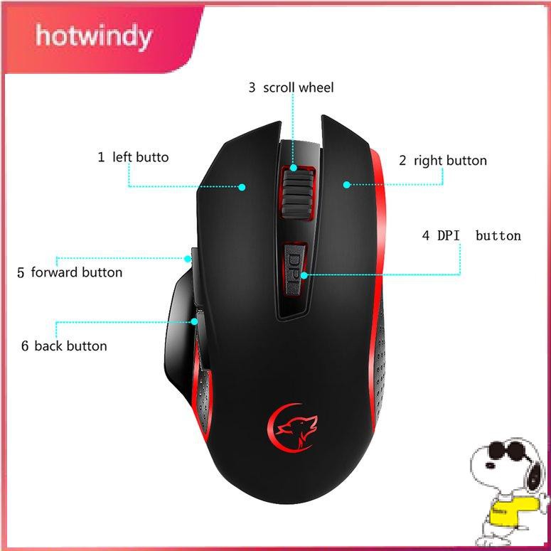 Chuột Không Dây Chơi Game 2.4ghz G821