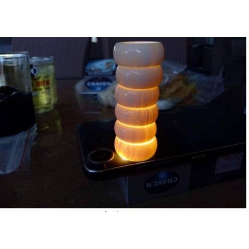 Nhẫn Xương Mỹ Nghệ - Màu Ngà 10mm