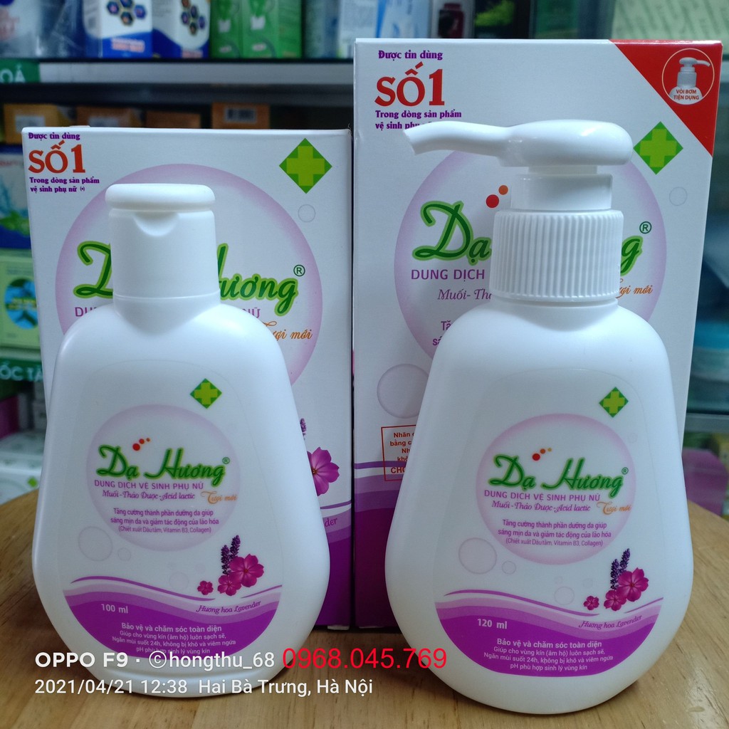 Dung dịch vệ sinh phụ nữ Dạ Hương Tím