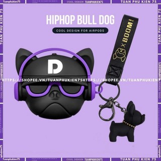 🔥 Case Ap 1/2 & Pro 🔥 Freeship 🔥 VỎ BỌC MODEL CHÓ PITBULL HIPHOP Cho Tai Nghe Không Dây (Bluetooth) - Tuancase75