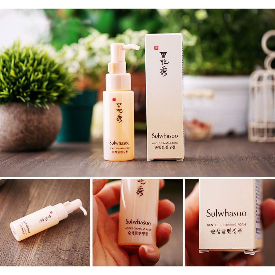 Sữa rửa mặt Sulwhasoo Gentle Cleansing Foam Ex (Sample 1 gói )