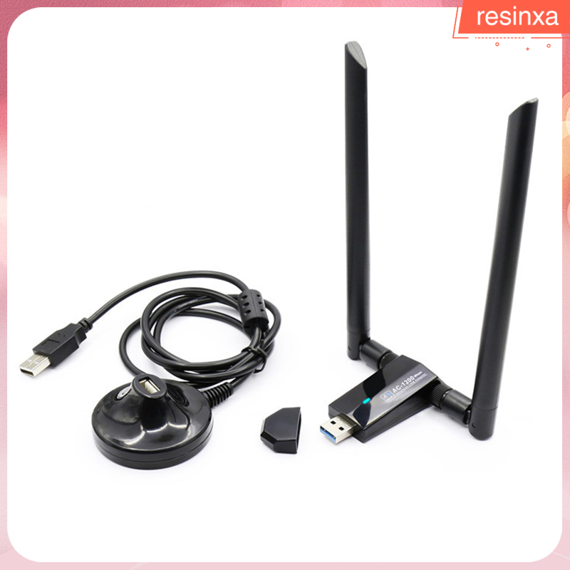 Usb Wifi 2.4ghz 5ghz Băng Tần Kép Với Ăng Ten Đôi 5dbi