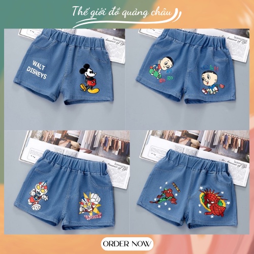 Quần Short Cho Bé Họa Tiết Siêu Cute Mẫu Mới 2022 - Hàng Quảng Châu Cao Cấp (QB43)