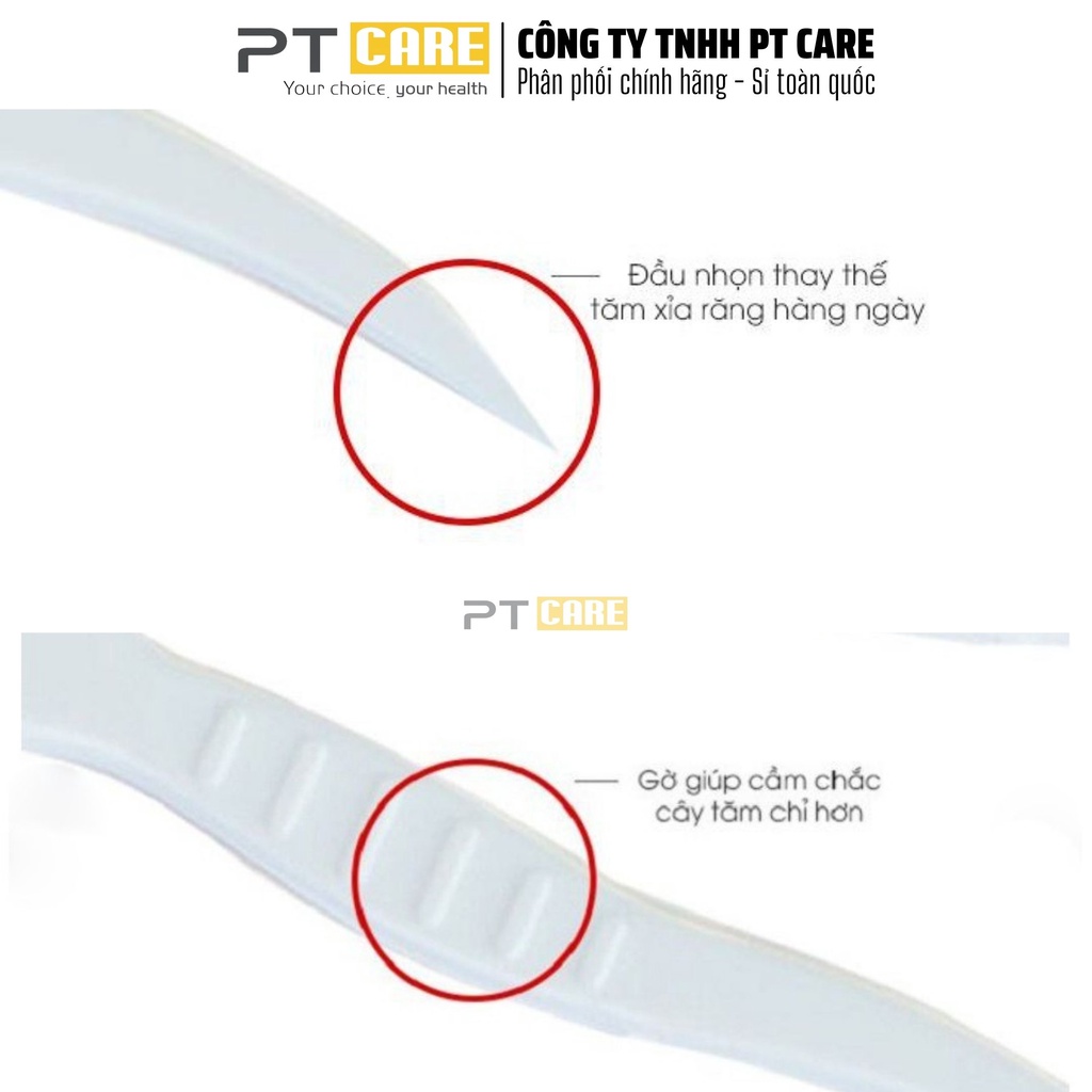 PT CARE | Tăm Chỉ Kẽ Răng Chất Lượng Nhật Bản 80 Cây