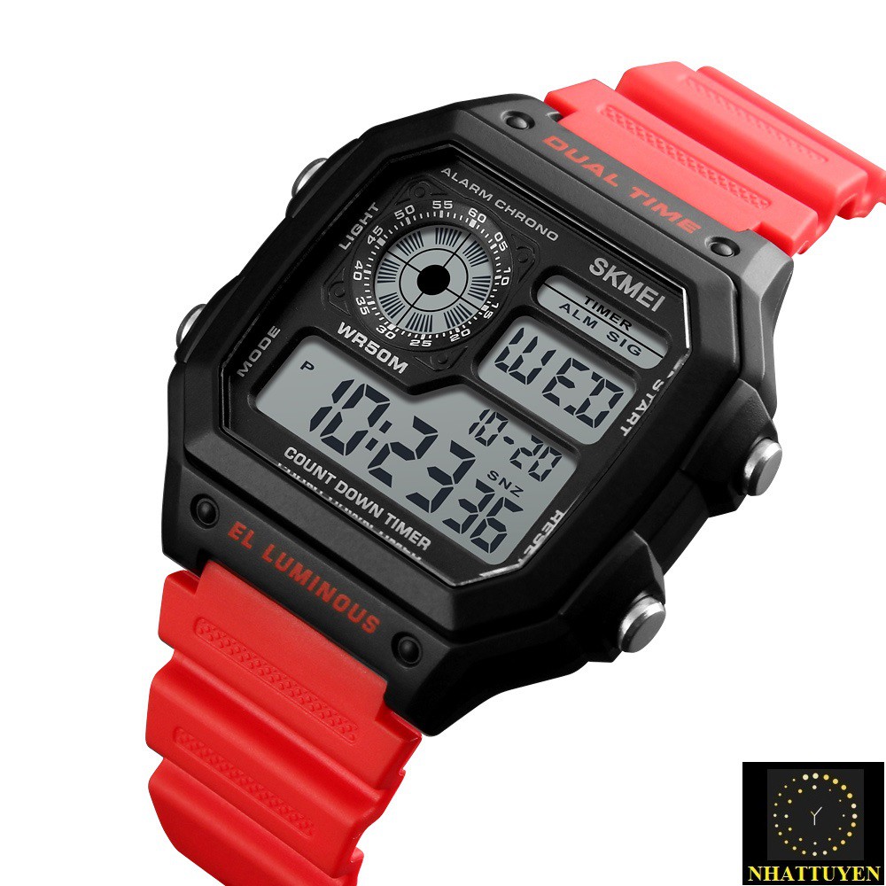 ĐỒNG HỒ THỂ THAO SKMEI 1299 huyền thoại, dùng cho cả nam và nữ, siêu bền đẹp | BigBuy360 - bigbuy360.vn