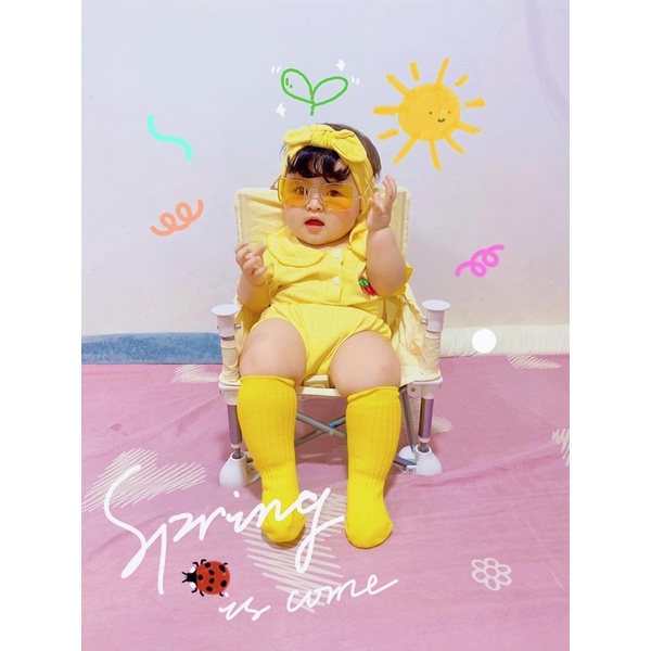 Băng đô tóc giả mái ngố cho bé