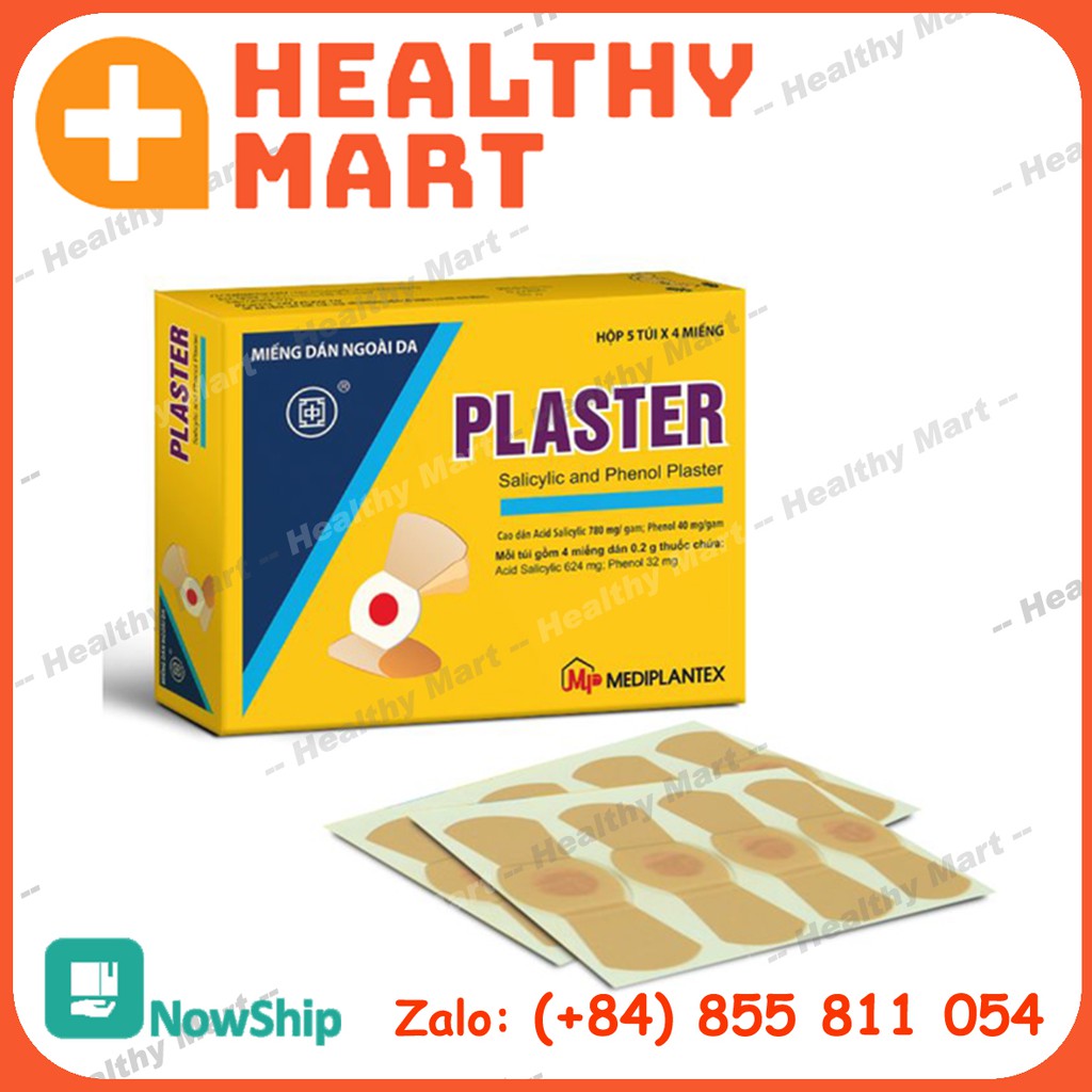 ✔️️️Hộp 20 Miếng dán mụn cóc Plaster - Hàng Chuẩn