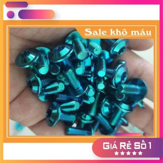 ốc titan gr5 6li15 dù mỏng gắn đĩa vario và dàn áo các loại xe