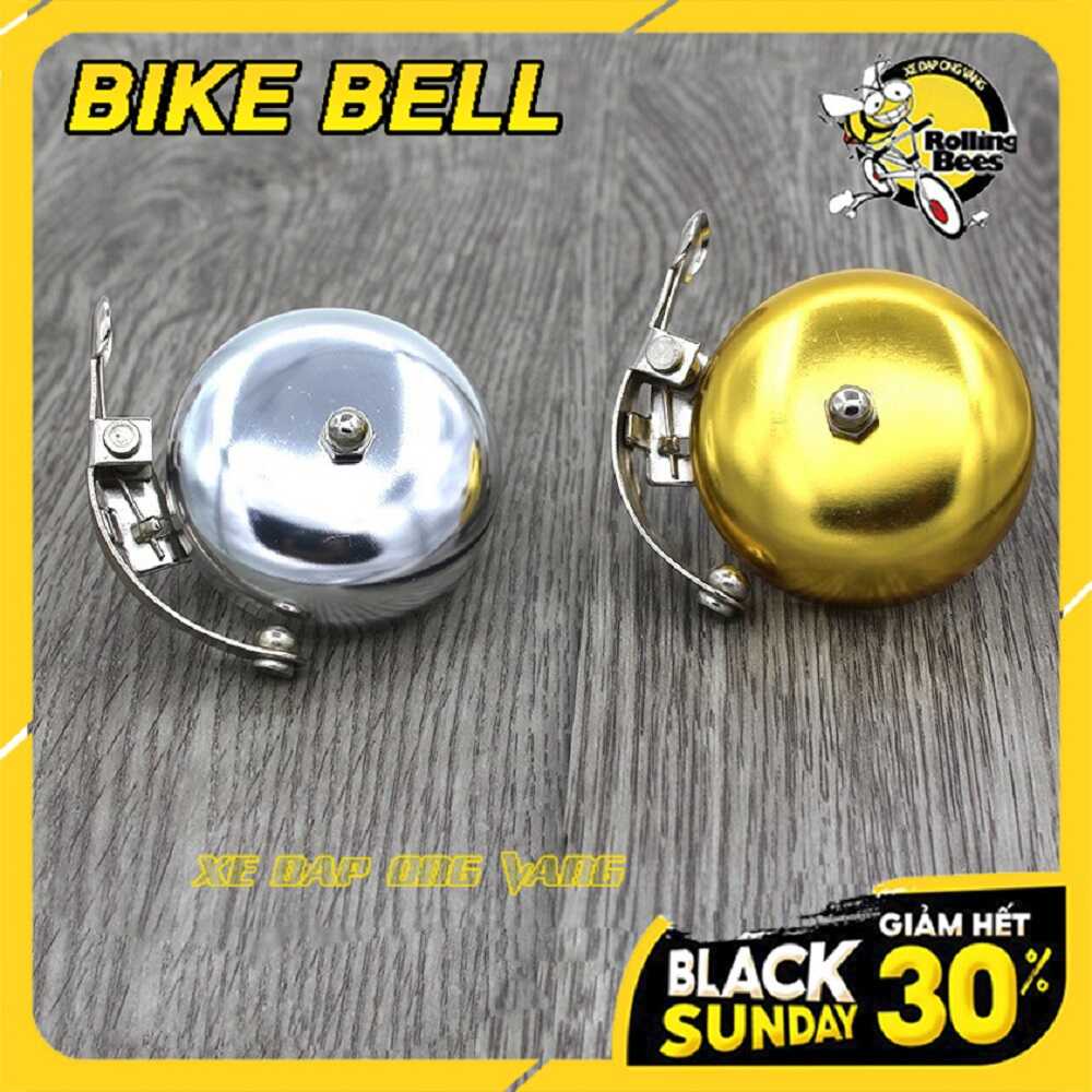 Chuông xe đạp Biycle Bell hình nấm, âm thanh vang xa nhẹ nhàng thiết kế dễ tháo lắp