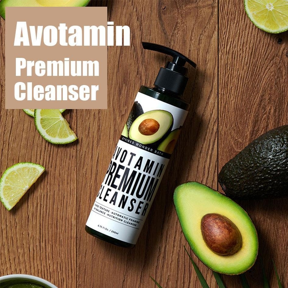 Sữa Rửa Mặt Chiết Xuất Bơ Thải Độc Dưỡng Sáng Da Byvibes Wonder Bath Avotamin Premium Cleanser 200ml