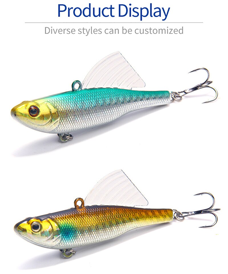 Mồi Câu Cá Giả Có Cánh Cứng 17.2G 6.5cm