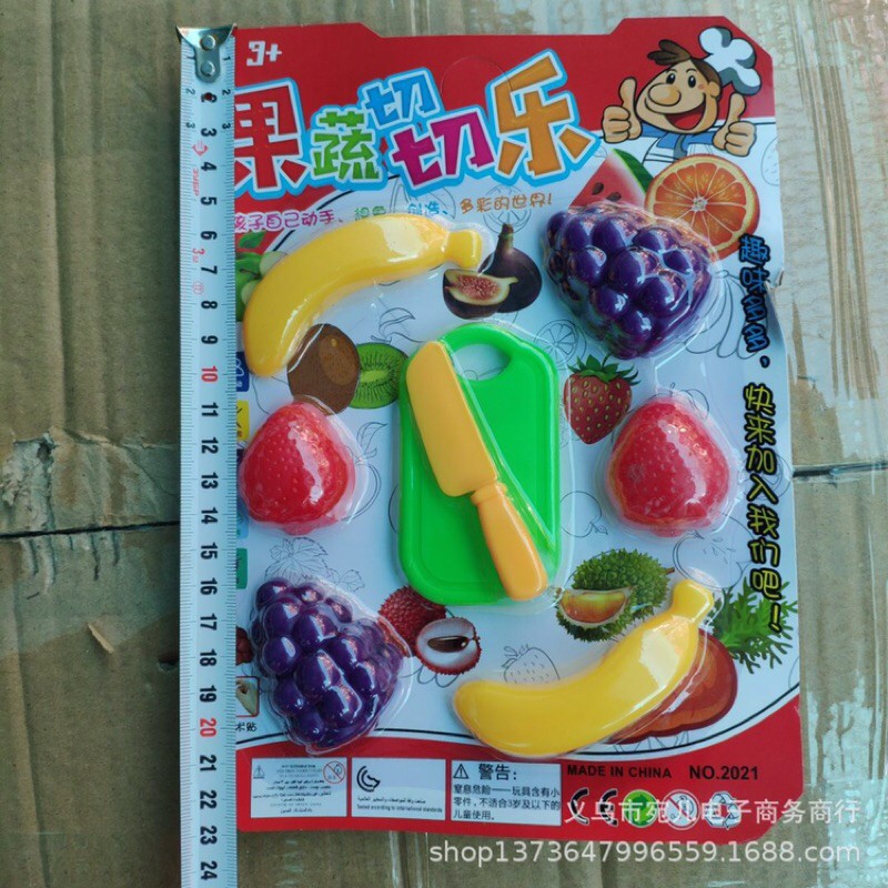 Đồ chơi vỉ cắt hoa qả rèn luyện kĩ năng cho bé