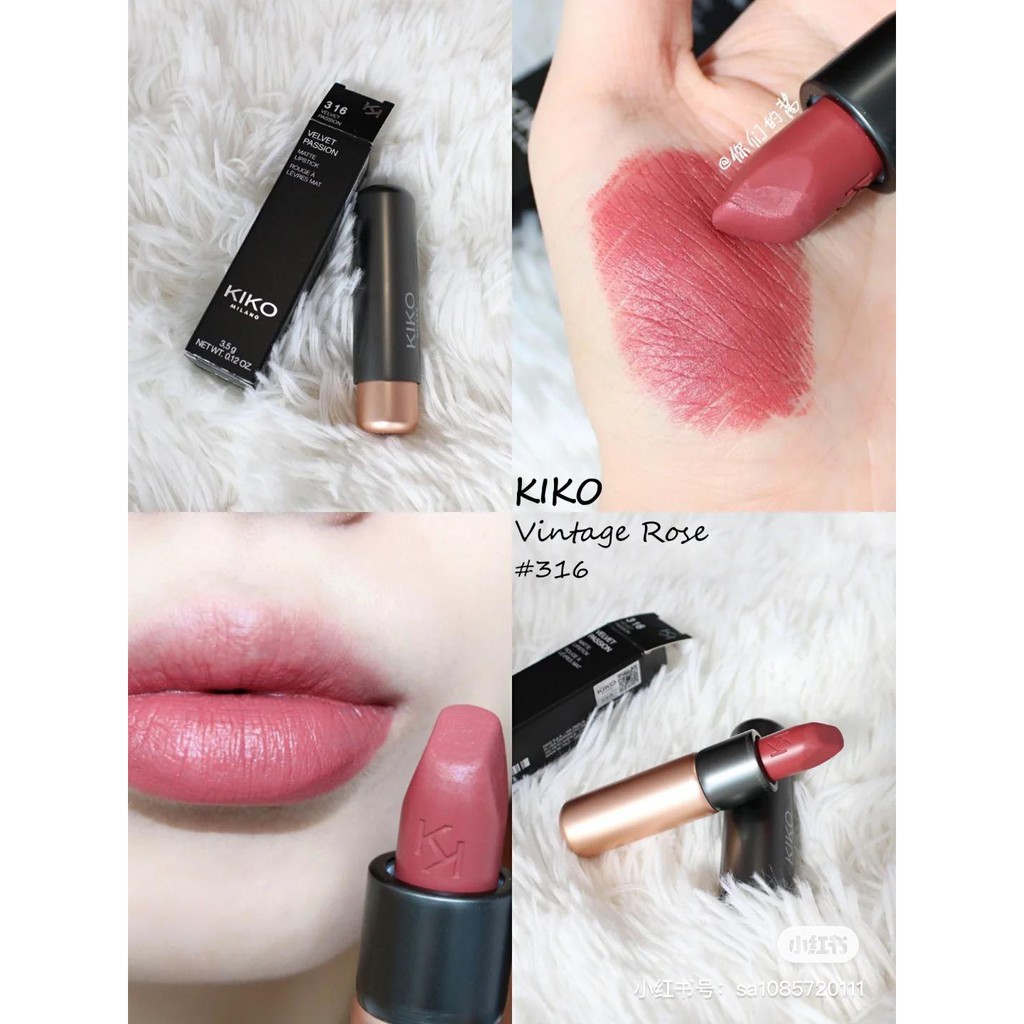 [CÓ SẴN] SON LÌ KIKO VELVET PASSION MATTE LIPSTICK | BigBuy360 - bigbuy360.vn