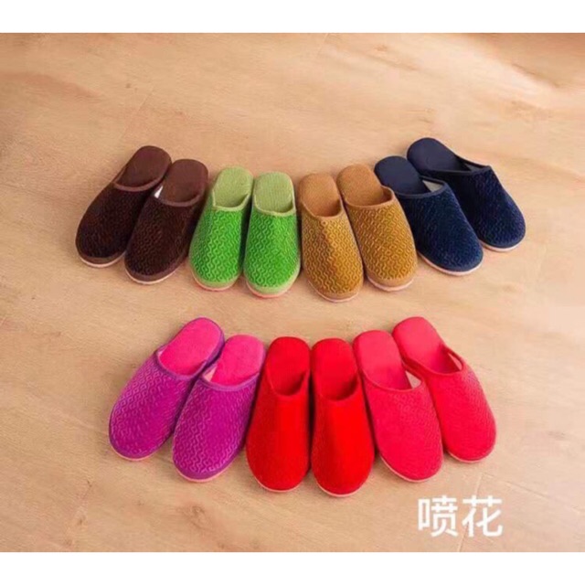 Xả - DÉP BÔNG ĐI TRONG NHÀ ( hàng loại 1 )