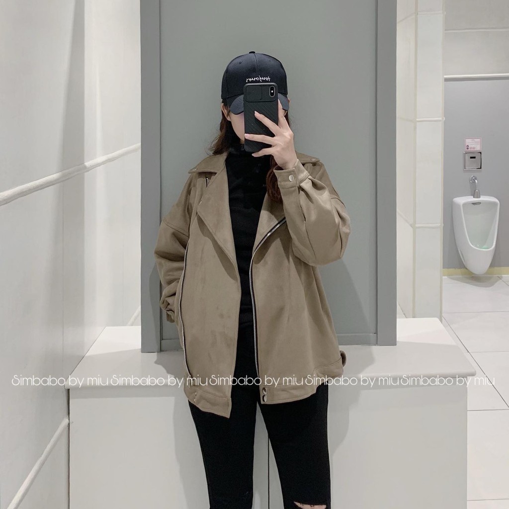 Áo jacket da lộn Simbabo
